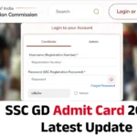 SSC GD Admit Card 2026 Release Date